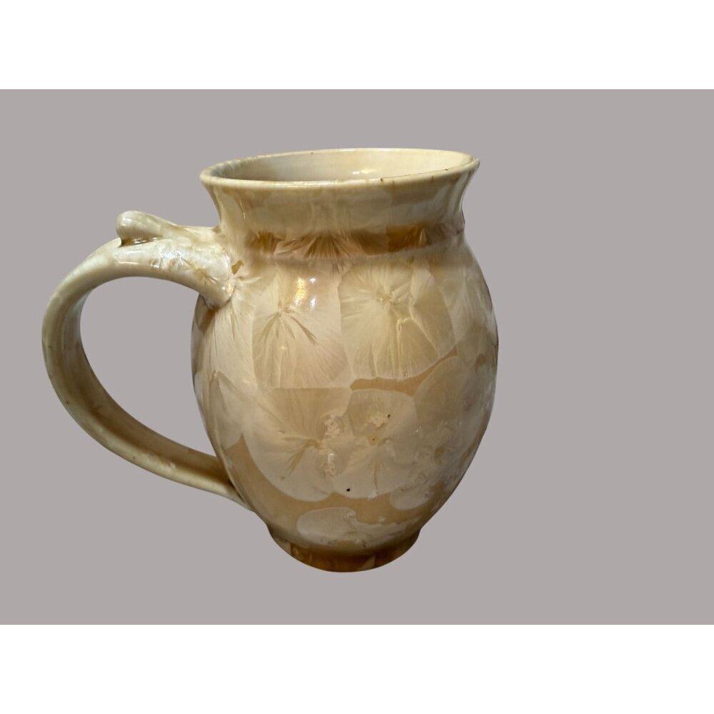 Soyoon Ahn crystalline glaze pottery mug handmade art piece collectible - Picture 6 of 8